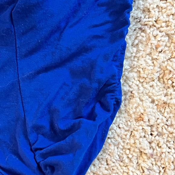 Cute royal blue elbow length sleeved top - Picture 4 of 4